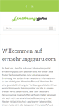 Mobile Screenshot of ernaehrungsguru.com